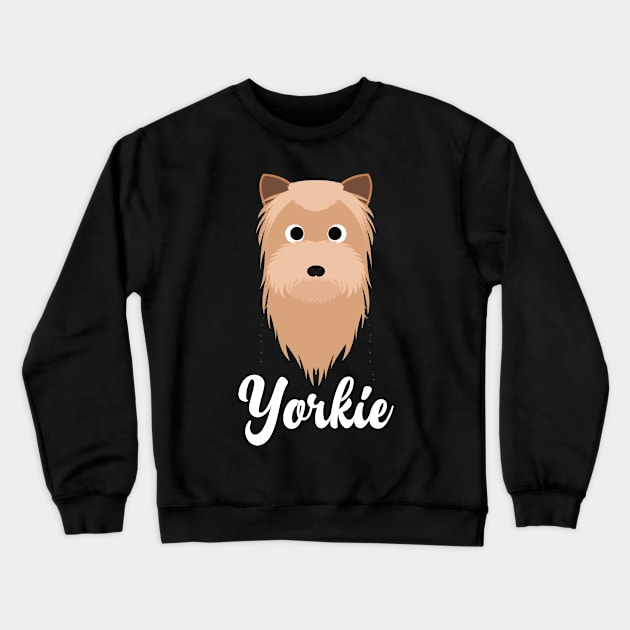 Yorkshire Terrier Yorkie Crewneck Sweatshirt by DoggyStyles